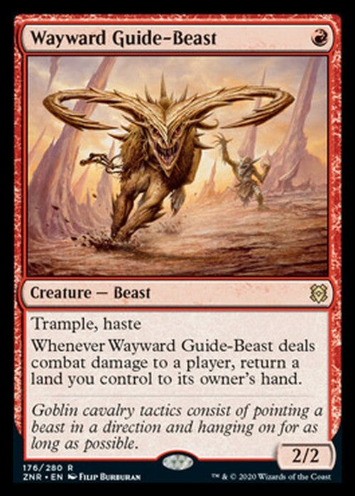 Wayward Guide-Beast ~ Zendikar Rising [ NearMint ] [ Magic MTG ]
