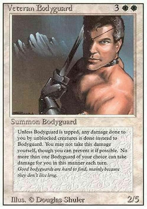 Veteran Bodyguard ~ Revised [ PLAYED ] [ Magic MTG ]