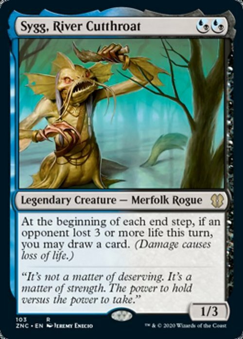 Sygg, River Cutthroat ~ Commander: Zendikar Rising [ NearMint ] [ Magic MTG ]