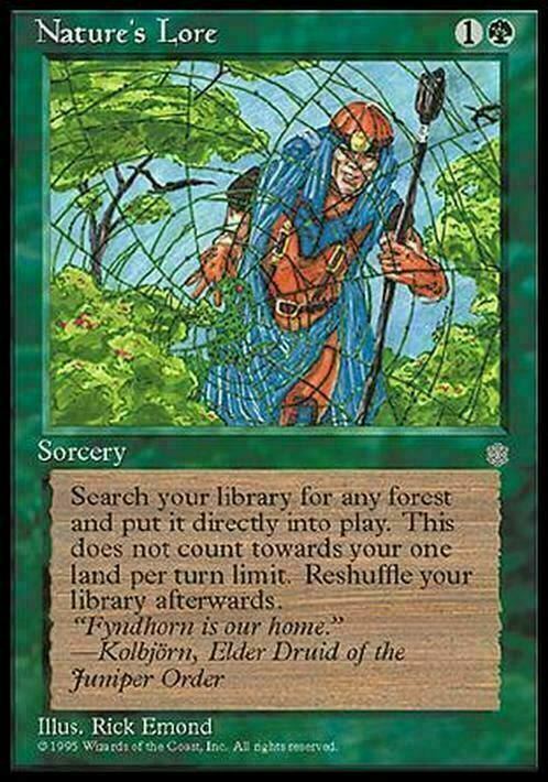 Nature's Lore ~ Ice Age [ Excellent ] [ Magic MTG ]