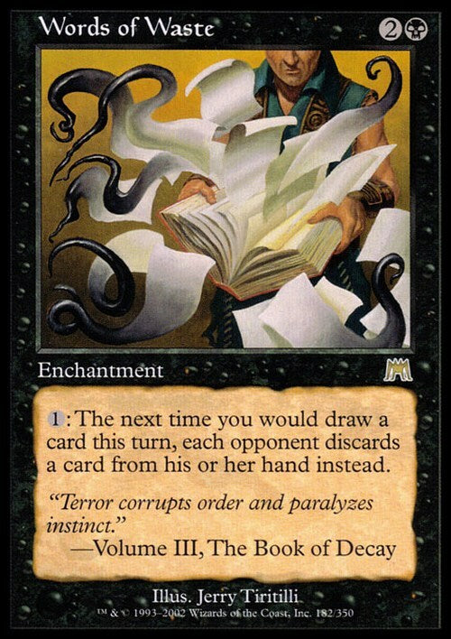 Words of Waste ~ Onslaught [ Excellent ] [ Magic MTG ]