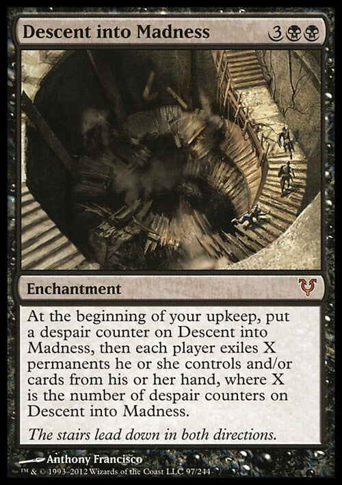 Descent into Madness ~ Avacyn Restored [ EX ] [ Magic MTG ]