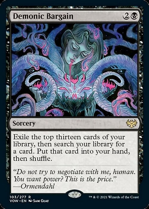 Demonic Bargain ~ Crimson Vow [ NearMint ] [ Magic MTG ]
