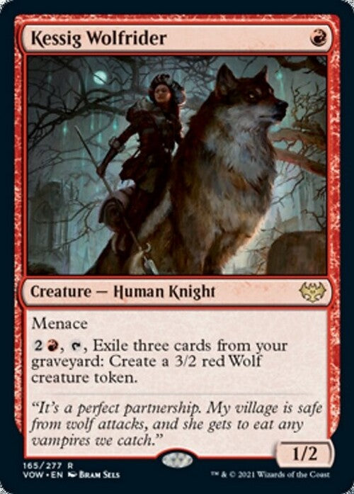Kessig Wolfrider ~ Crimson Vow [ NearMint ] [ Magic MTG ]