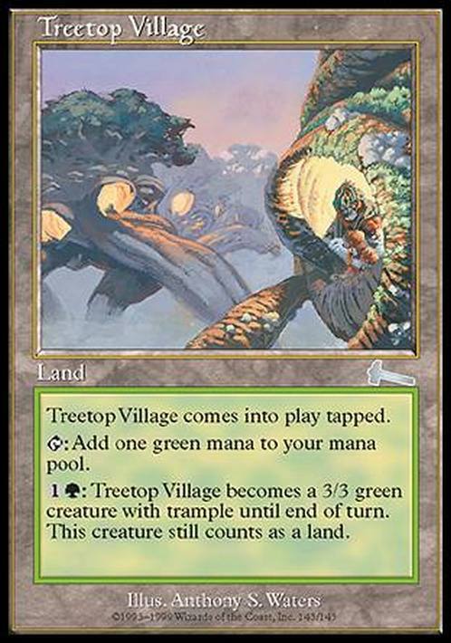 Treetop Village ~ Urza's Legacy [ Excellent ] [ Magic MTG ] - London Magic Traders Ltd