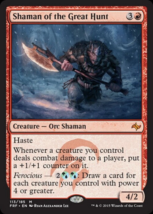 Shaman of the Great Hunt ~ Fate Reforged [ Excellent] [ Magic MTG ]