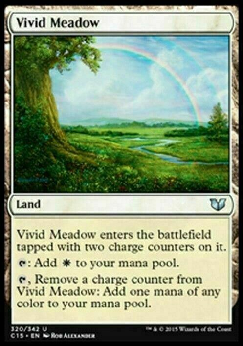 Vivid Meadow ~ Commander 2015 [ NearMint ] [ Magic MTG ]