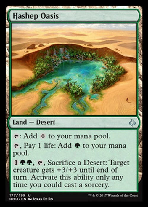 Hashep Oasis ~ Hour of Devastation [ Excellent ] [ Magic MTG ]