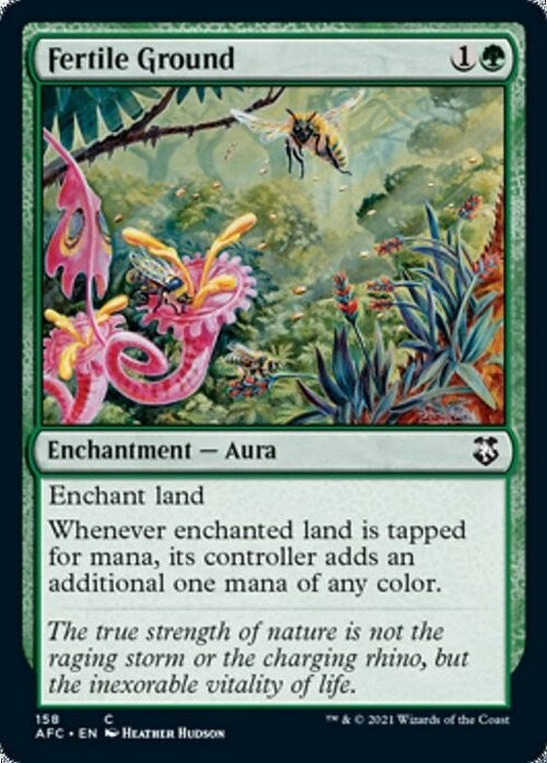 Fertile Ground ~ Commander: Adventures in the Forgotten Realms [ NM ] [ MTG ]