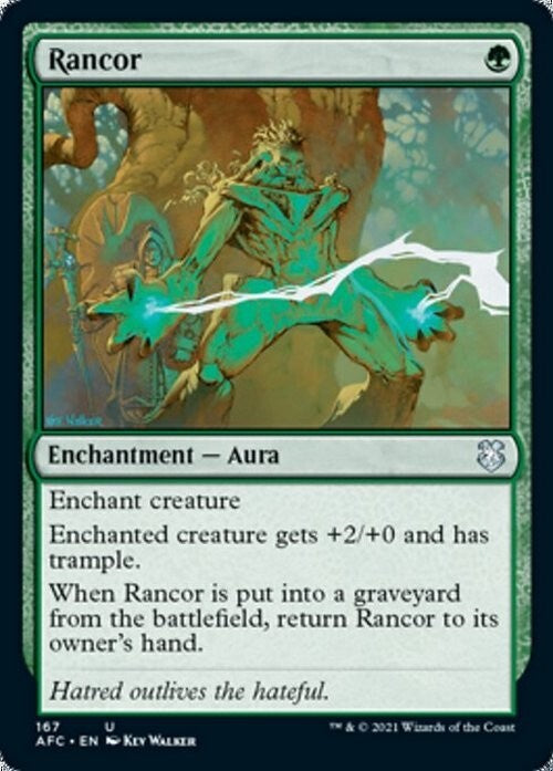 Rancor ~ Commander: Adventures in the Forgotten Realms [ NM ] [ MTG ]