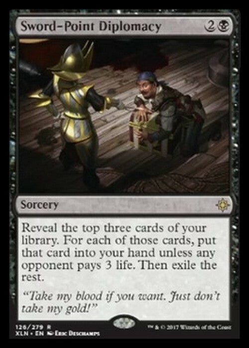 Sword-Point Diplomacy ~ Ixalan [ Excellent ] [ Magic MTG ]