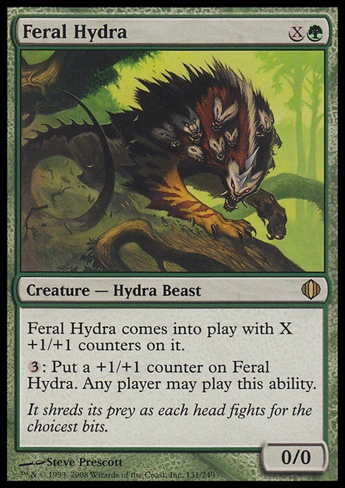 Feral Hydra ~ Shards of Alara [ Excellent ] [ Magic MTG ]