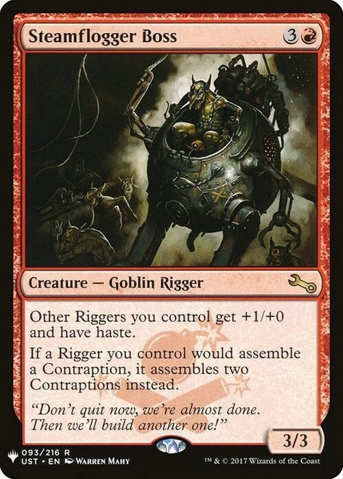 Steamflogger Boss ~ Mystery Booster [ NearMint ] [ Magic MTG ]
