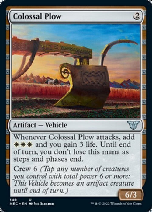Colossal Plow ~ Commander: Kamigawa: Neon Dynasty [ NearMint ] [ MTG ]