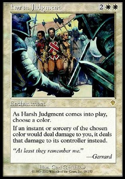 Harsh Judgment ~ Invasion [ Excellent ] [ Magic MTG ]