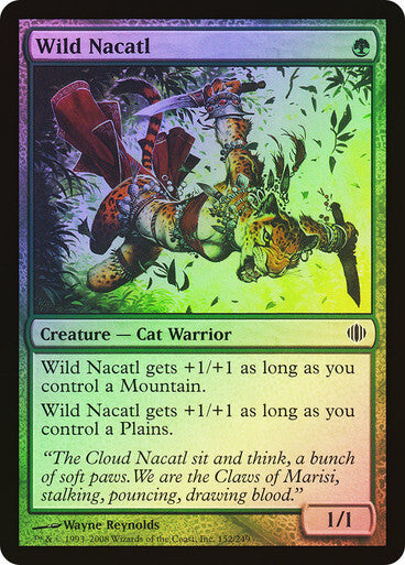 FOIL Wild Nacatl ~ Shards of Alara [ NearMint ] [ Magic MTG ]