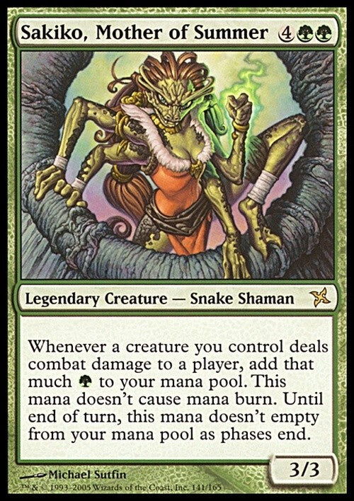 Sakiko, Mother of Summer ~ Betrayers of Kamigawa [ Excellent ] [ Magic MTG ] - London Magic Traders Ltd
