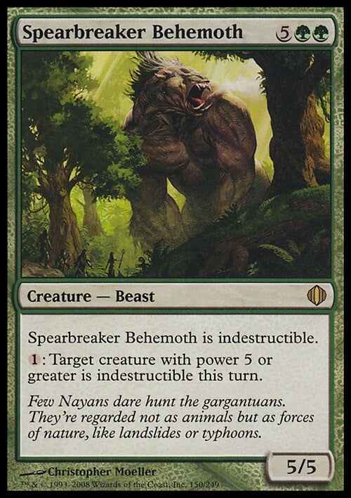 Spearbreaker Behemoth ~ Shards of Alara [ Excellent ] [ Magic MTG ]