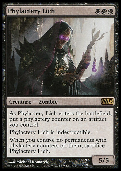 Phylactery Lich ~ Magic 2013 [ Excellent ] [ Magic MTG ]