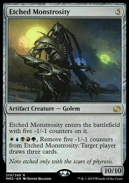 Etched Monstrosity ~ Modern Masters 2015 [ Excellent+ ] [ Magic MTG ] - London Magic Traders Ltd