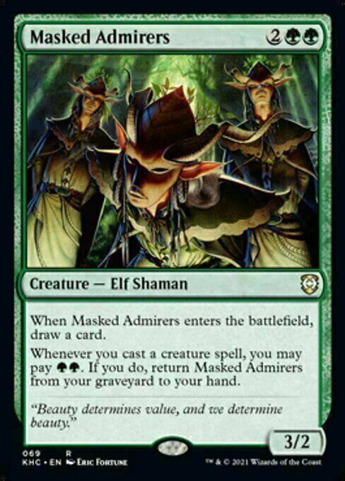 Masked Admirers ~ Commander: Kaldheim [ NearMint ] [ Magic MTG ]
