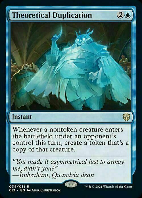 Theoretical Duplication ~ Commander: Strixhaven [ NearMint ] [ Magic MTG ]