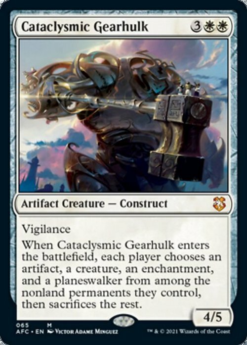 Cataclysmic Gearhulk ~ Commander: Adventures in the Forgotten Realms [ NM ]