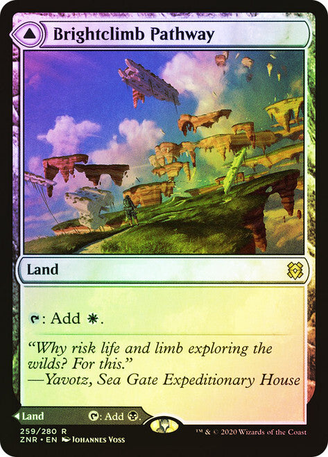 FOIL Brightclimb Pathway / Grimclimb ~ Zendikar Rising [ NM ] [ Magic MTG ]