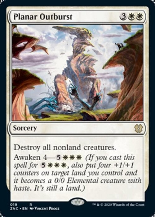 Planar Outburst ~ Commander: Zendikar Rising [ NearMint ] [ Magic MTG ]
