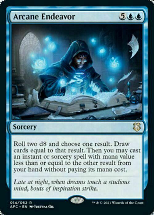 Arcane Endeavor ~ Commander: Adventures in the Forgotten Realms [ NearMint ]