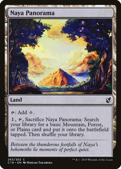 Naya Panorama ~ Commander 2019 [ Excellent ] [ Magic MTG ]