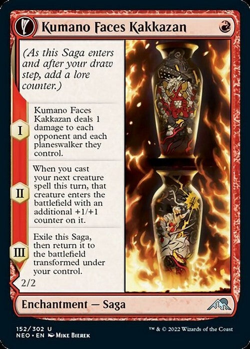 Kumano Faces Kakkazan ~ Kamigawa: Neon Dynasty [ NearMint ] [ Magic MTG ]
