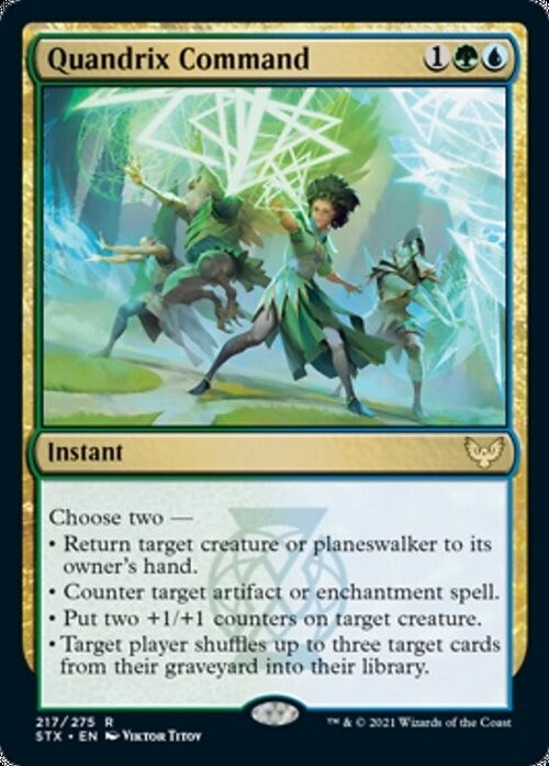Quandrix Command ~ Strixhaven [ NearMint ] [ Magic MTG ]