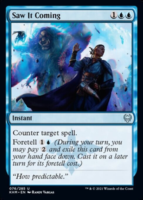 Saw It Coming ~ Kaldheim [ NearMint ] [ Magic MTG ]