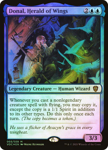 FOIL Donal, Herald of Wings ~ Commander: Crimson Vow [ NM ] [ MTG ]