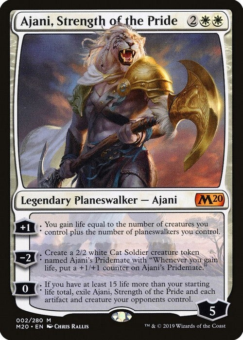 Ajani, Strength of the Pride ~ Core 2020 [ NearMint ] [ Magic MTG ]