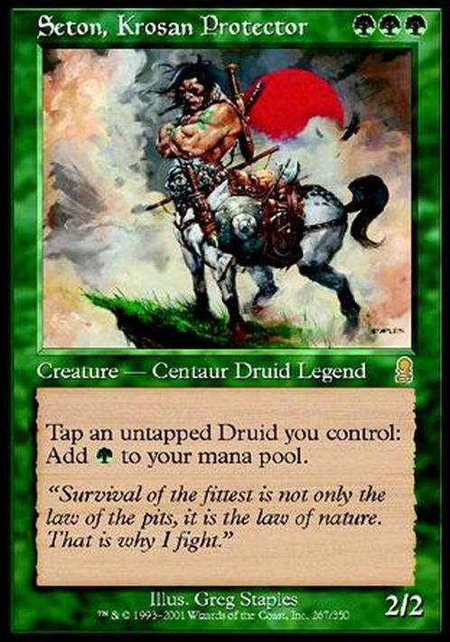 Seton, Krosan Protector ~ Odyssey [ Excellent ] [ Magic MTG ]