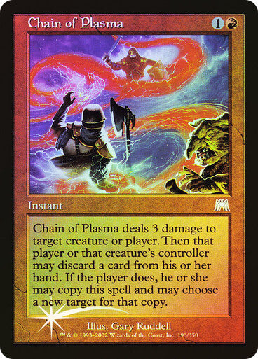 FOIL Chain of Plasma ~ Onslaught [ NearMint ] [ Magic MTG ]