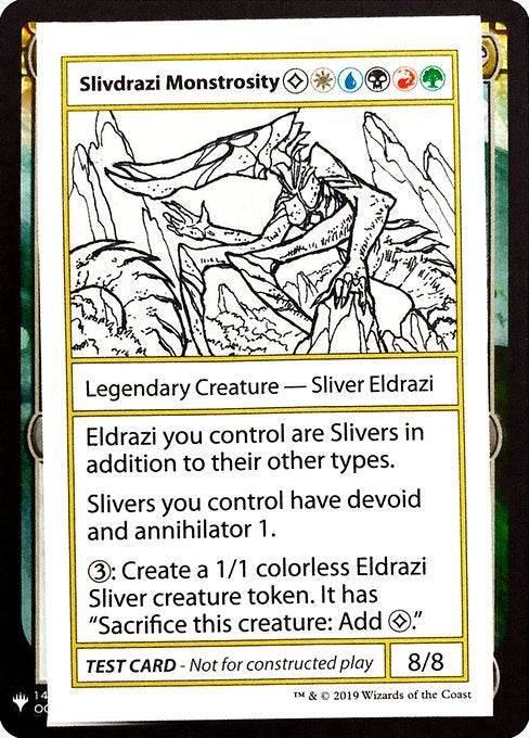 Slivdrazi Monstrosity ~ Mystery Booster Playtest Cards 2019 [ NM ] [ Magic MTG ] - London Magic Traders Ltd