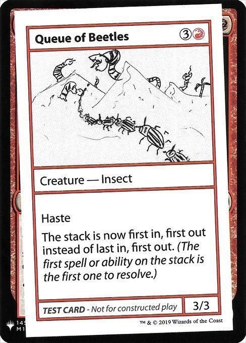 Queue of Beetles ~ Mystery Booster Playtest Cards 2019 [ NM ] [ Magic MTG ]