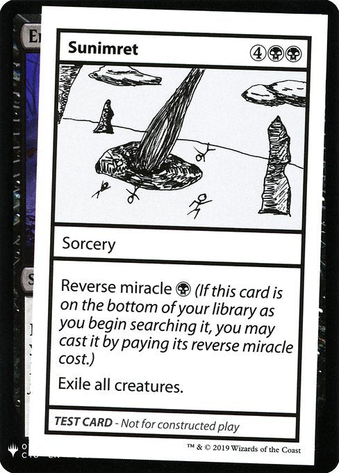 Sunimret ~ Mystery Booster Playtest Cards 2019 [ NM ] [ Magic MTG ]