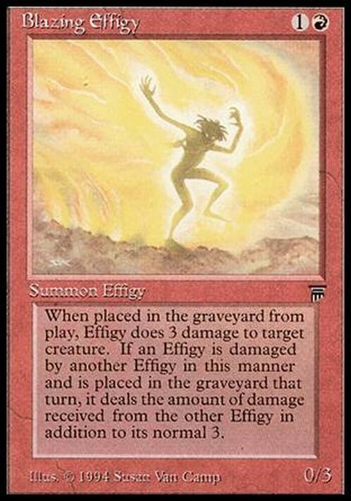 Blazing Effigy ~ Legends [ Excellent ] [ Magic MTG ]