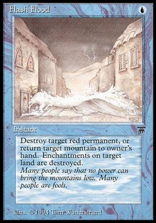 Flash Flood ~ Legends [ Excellent ] [ Magic MTG ]