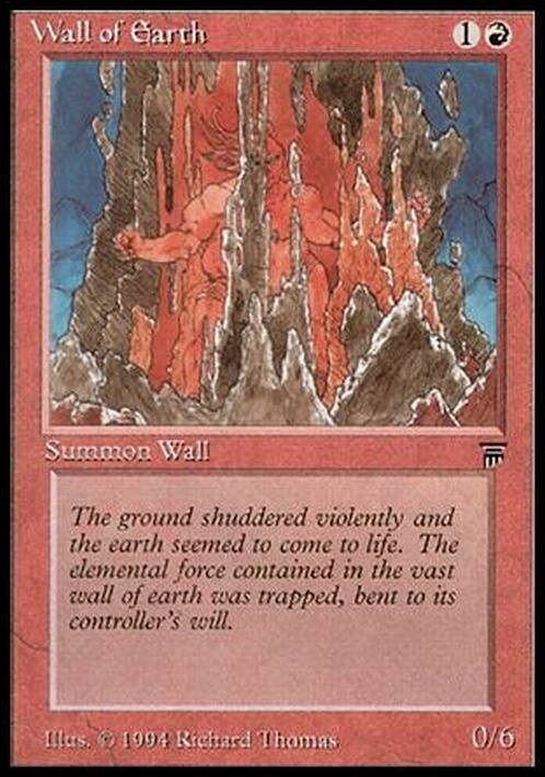 Wall of Earth ~ Legends [ Excellent ] [ Magic MTG ]