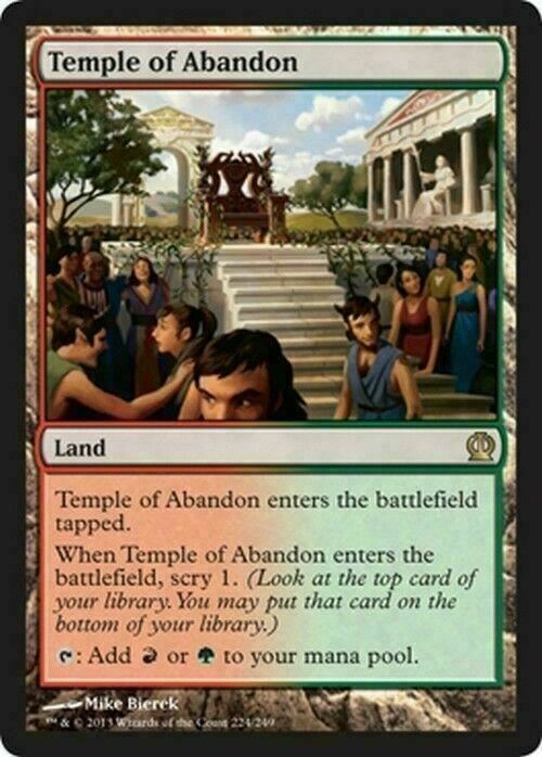 Temple of Abandon ~ Theros [ Excellent ] [ Magic MTG ]