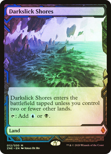 FOIL Darkslick Shores ~ Zendikar Rising Expeditions [ NearMint ] [ Magic MTG ]