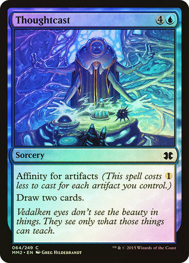 FOIL Thoughtcast ~ Modern Masters 2015 [ Excellent ] [ Magic MTG ]