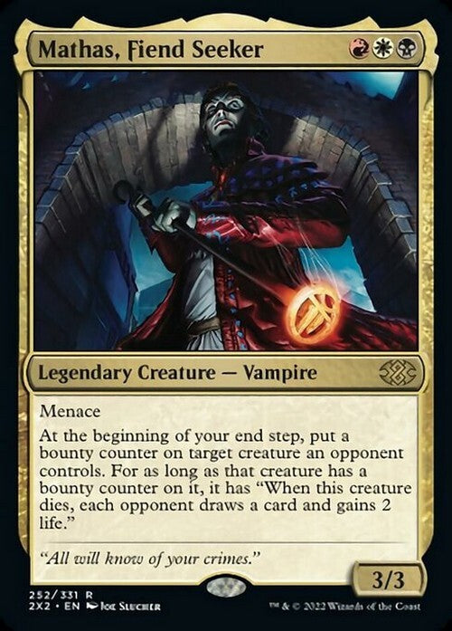 Mathas, Fiend Seeker ~ Double Masters 2022 [ NearMint ] [ Magic MTG ]