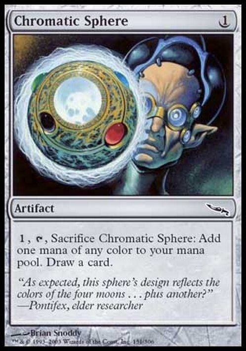 Chromatic Sphere ~ Mirrodin [ EX ] [ Magic MTG ]