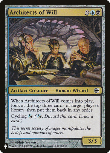 Architects of Will ~ The List [ NearMint ] [ Magic MTG ]